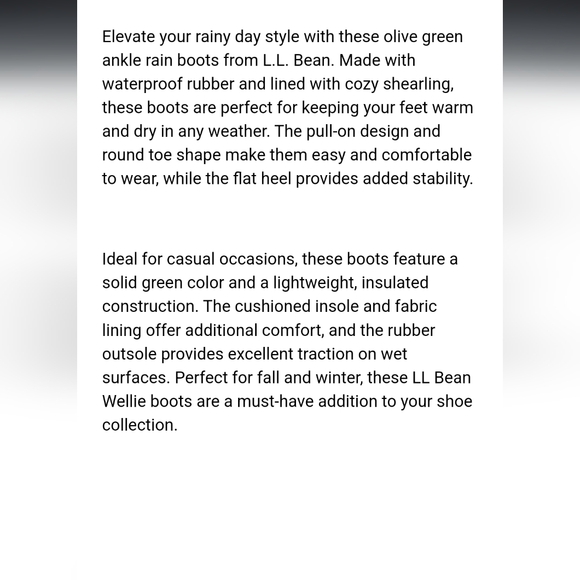 Women's LL Bean Winter Boot Size 8 - Picture 7 of 7